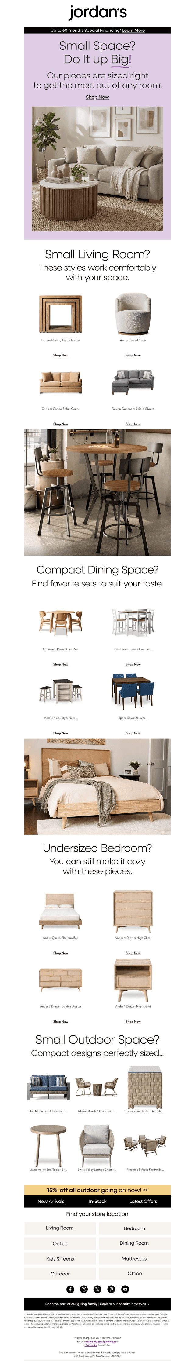 Big style for small spaces!