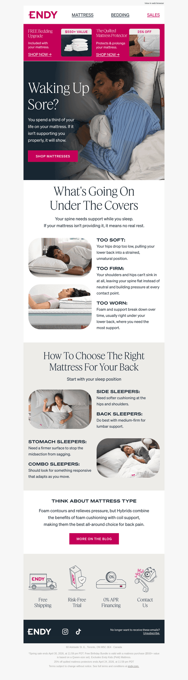 Is your mattress causing your back pain?