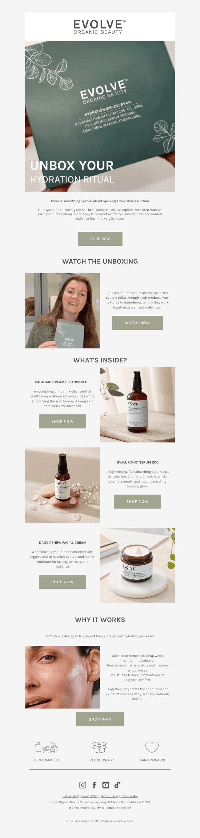 What’s inside your Hydration Discovery Set?