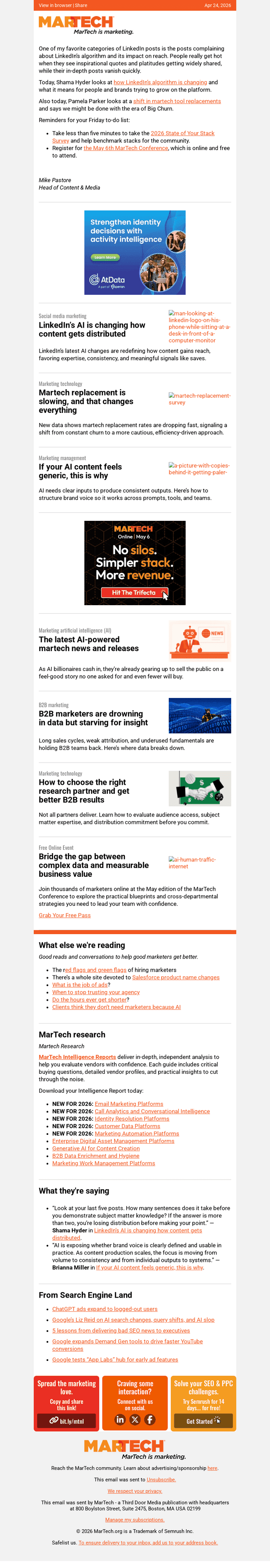 🎛️ How LinkedIn is changing content distribution.
