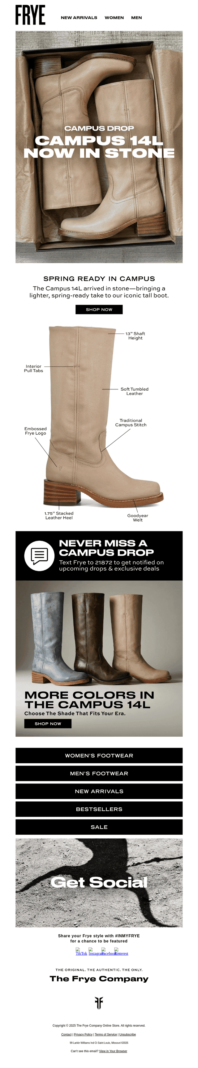 Just dropped: Campus in Stone