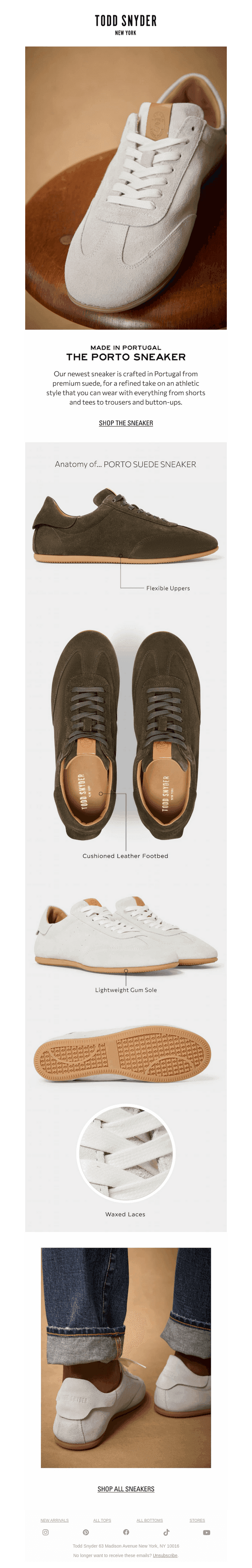 NEW ARRIVALS: The Porto Sneaker