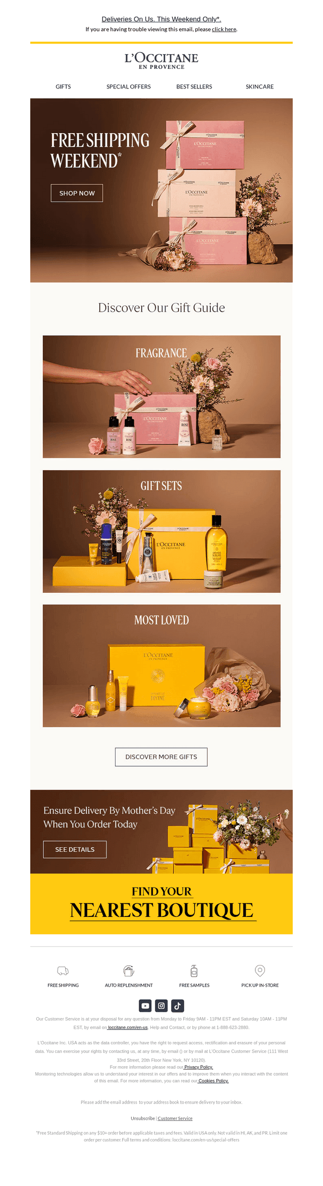 L'Occitane en Provence email from Fri, Apr 24, 2026
