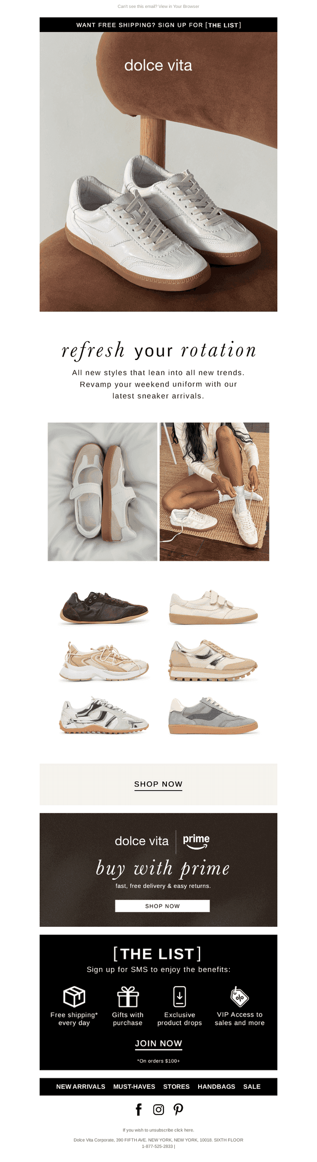 ALL NEW SNEAKERS