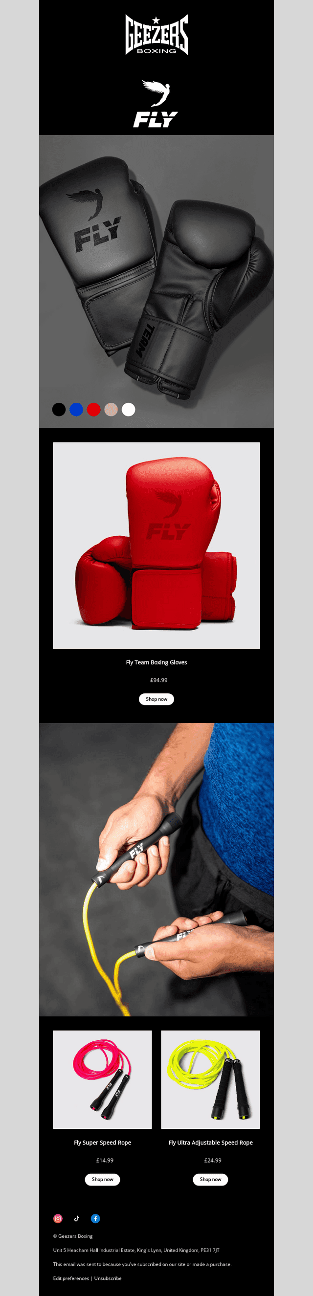 Geezers Boxing email from Fri, Apr 24, 2026
