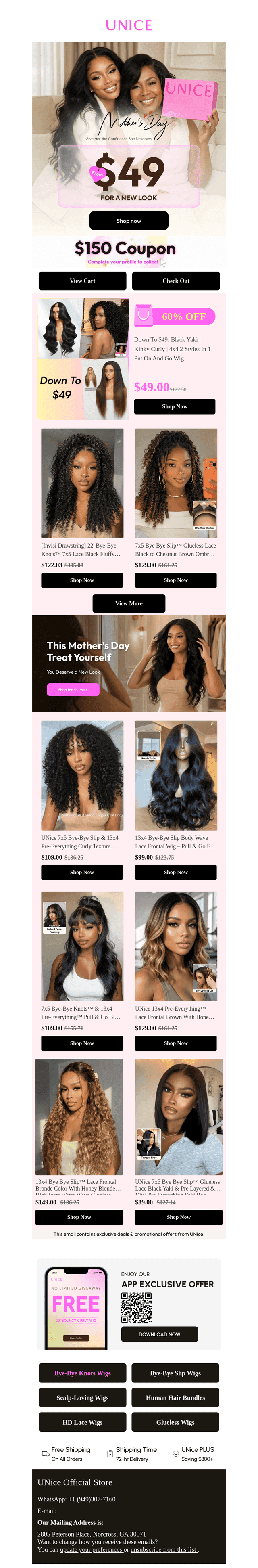 Almost Gone $49 Wig Deal