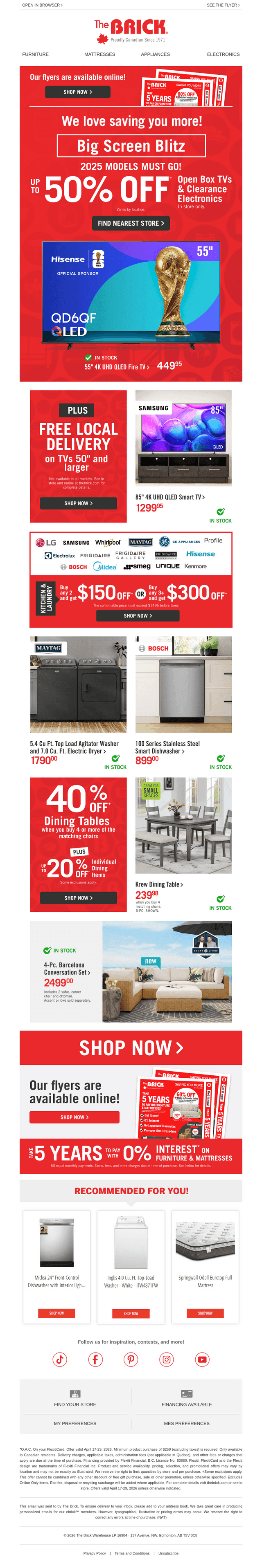 Save BIG on 2025 CLEARANCE TVS 📺