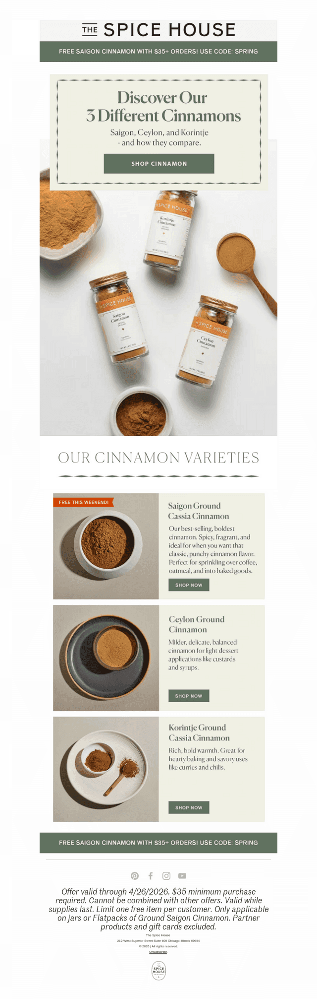 Discover the Bold Differences in Our 3 Cinnamons