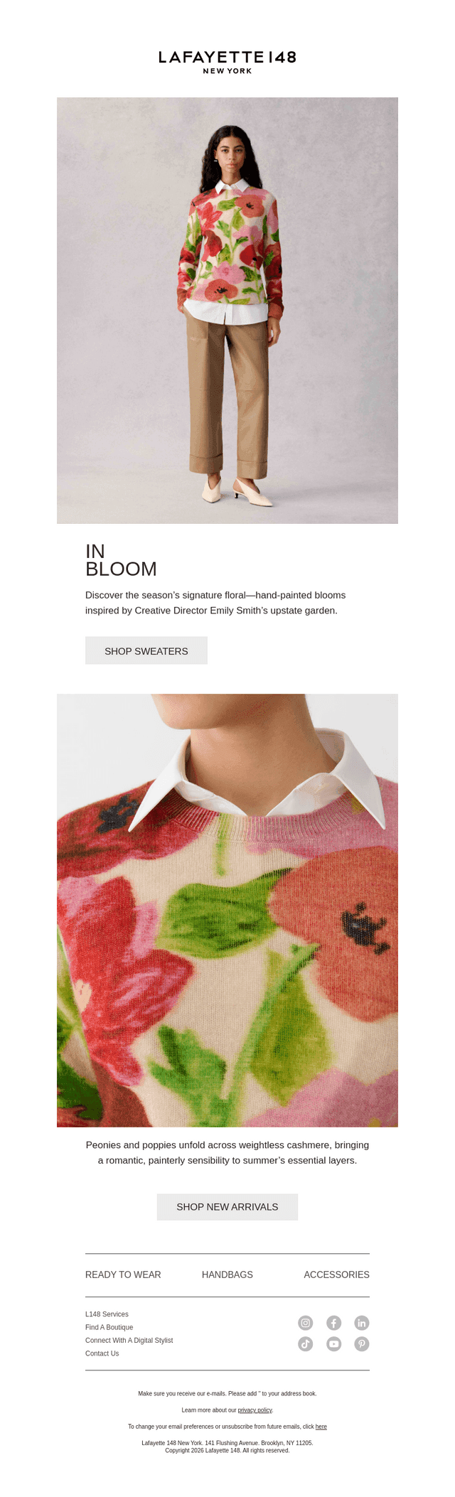 Summer Floral Cashmere