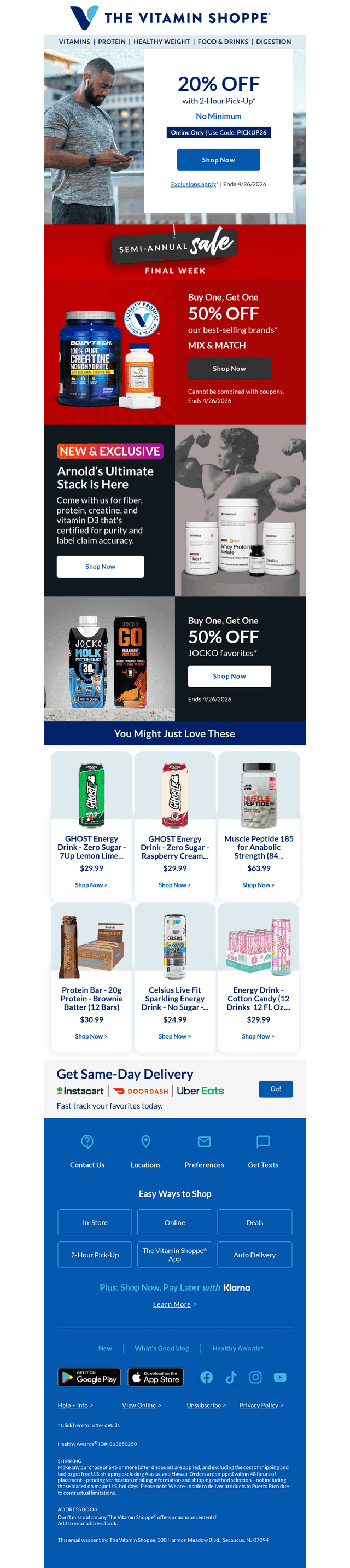 20% off: Here’s how