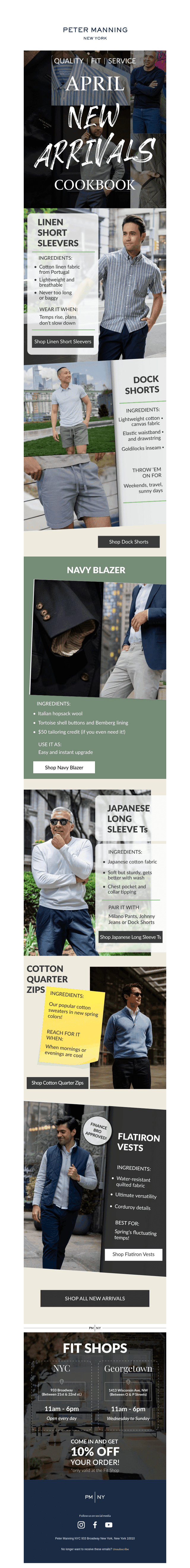 APRIL New Arrivals Round-up