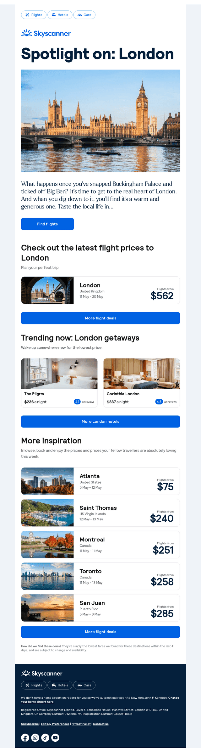 Spotlight on: London