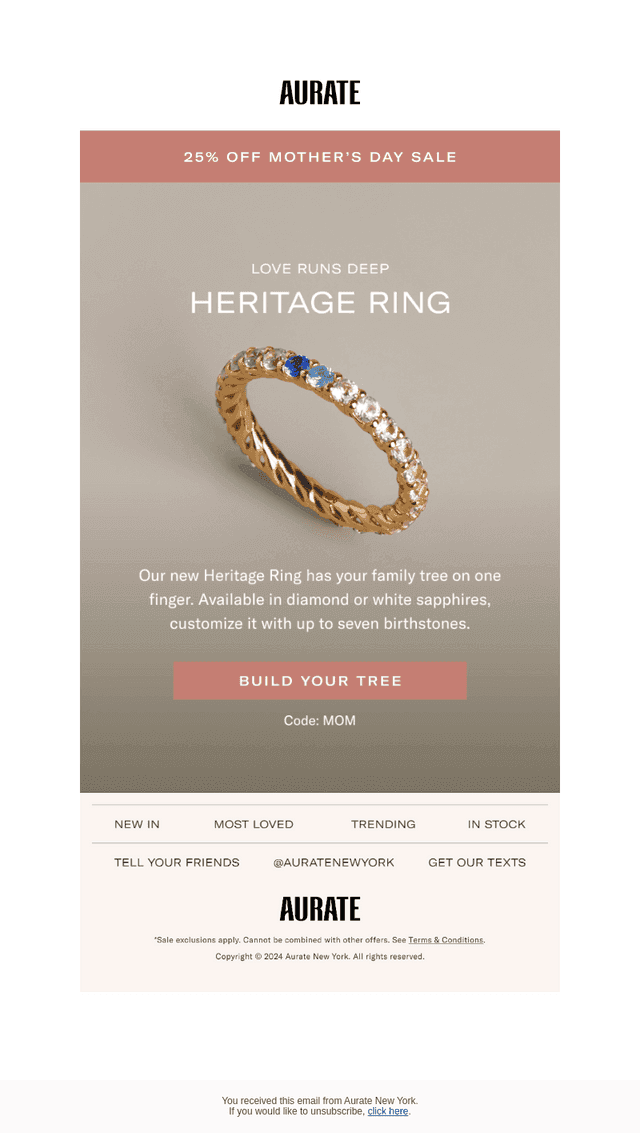 NEW (!) CUSTOM HERITAGE RING