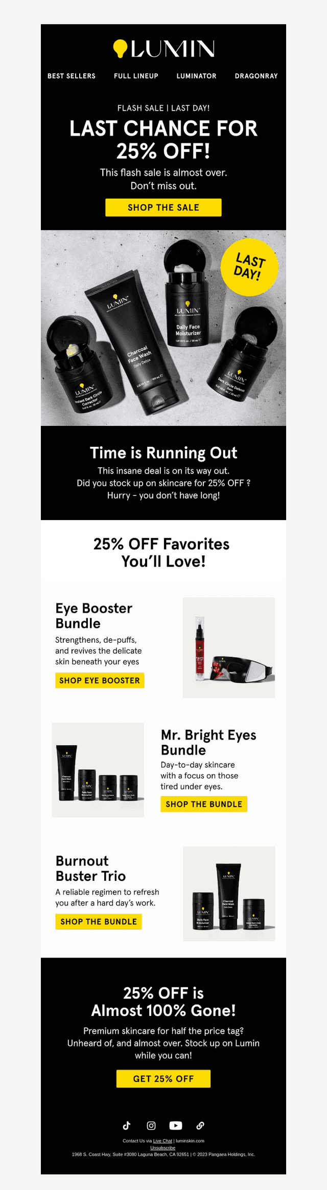 Last Day for 25% Off!