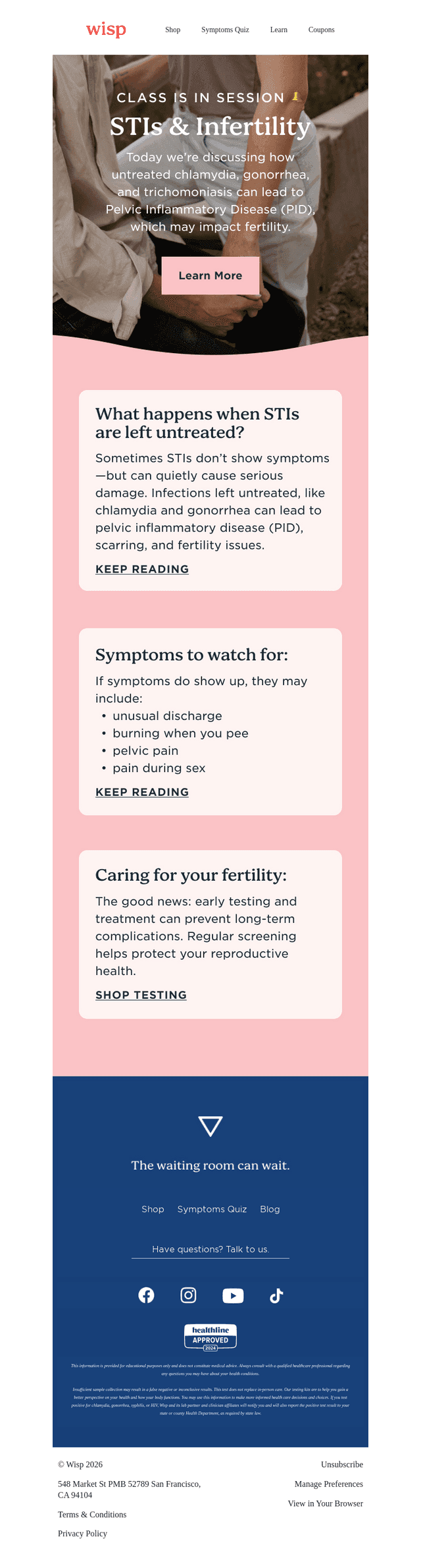 Can STIs affect fertility?