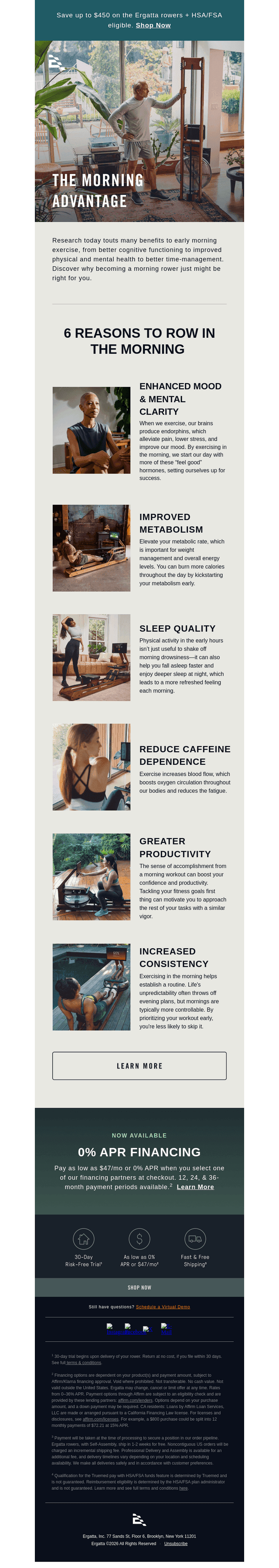 Row your way to better mornings