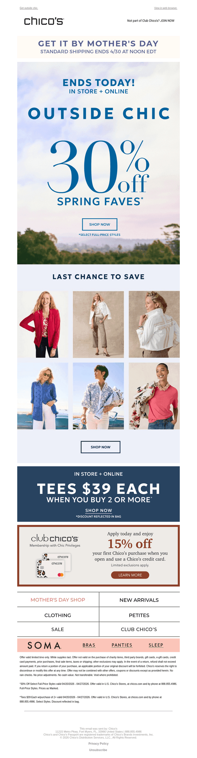 Last Day! 30% Off Spring Faves