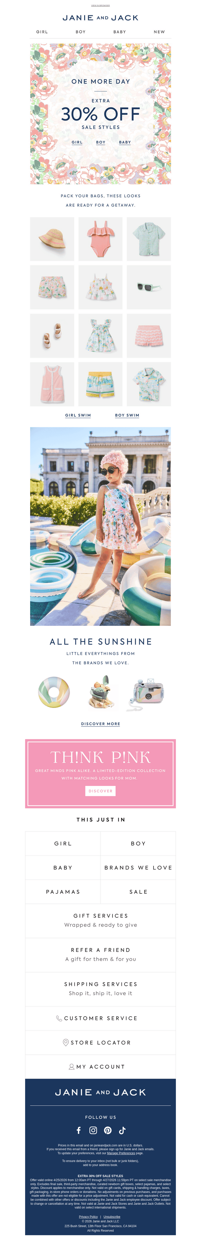 Back for a limited time: extra 30% off