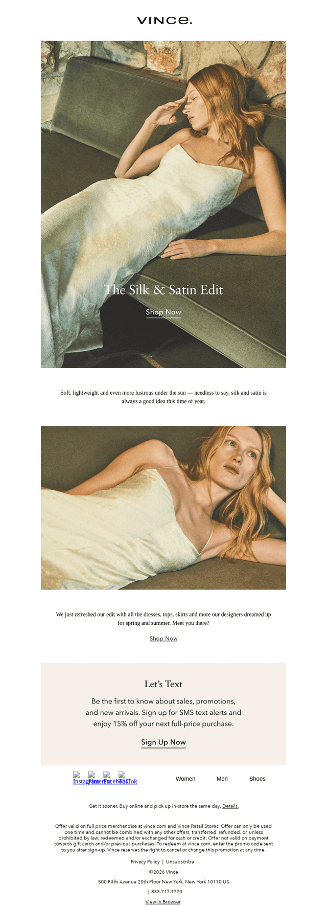 New Silk & Satin Arrivals