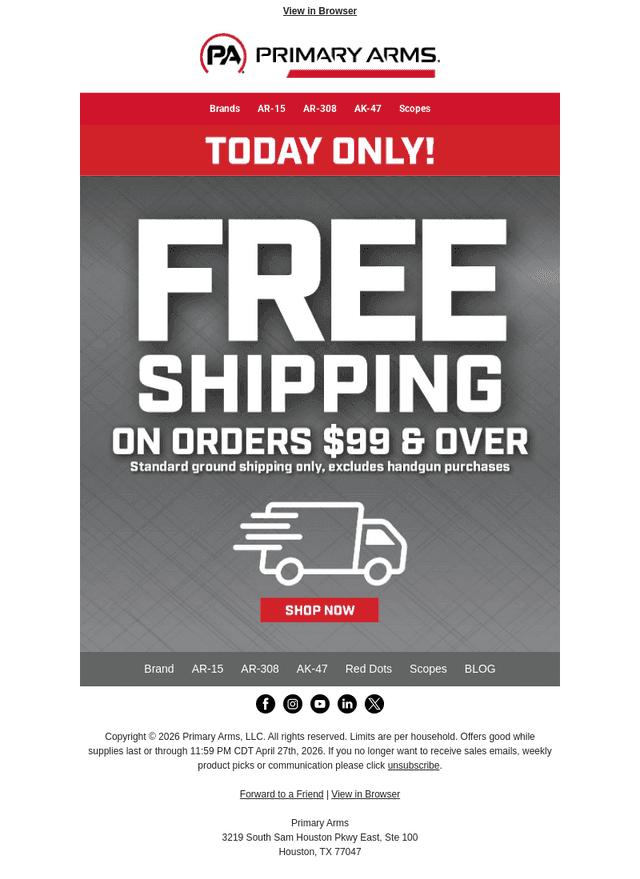🚚 TODAY ONLY! Free Shipping on Orders $99+