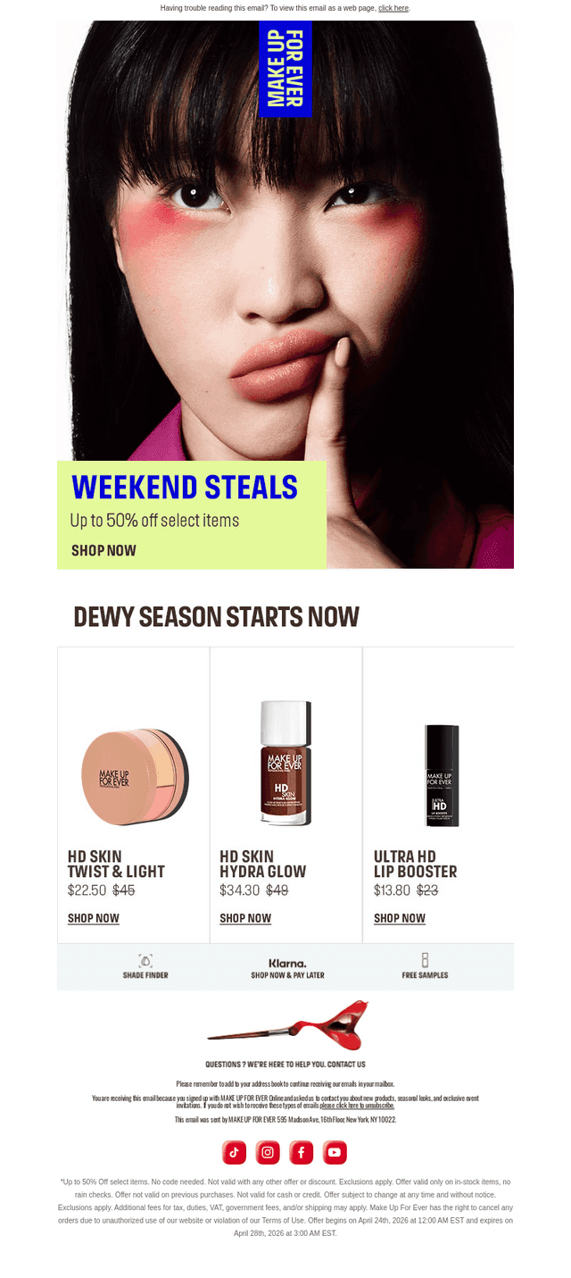 Time's ticking! Weekend steals. Ending soon.
