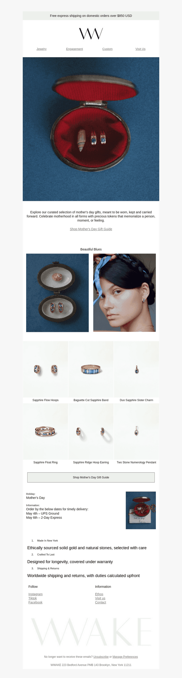 Blue Sapphire Gifts