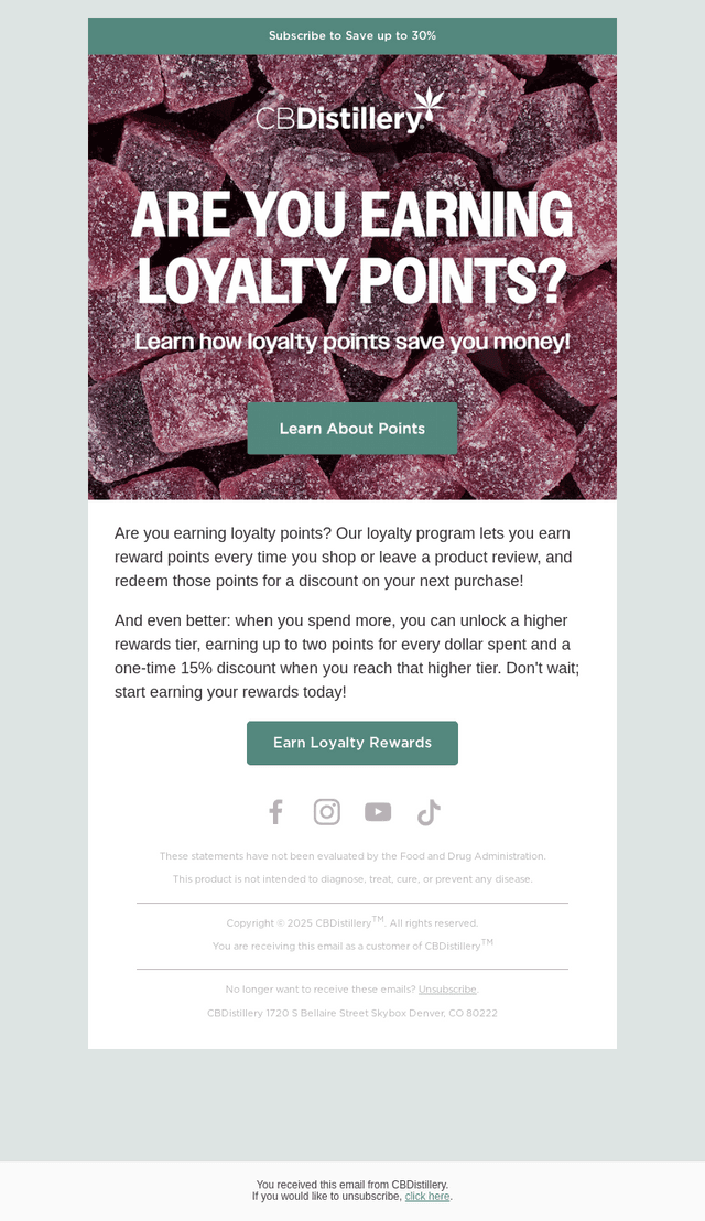 Are you earning loyalty points?