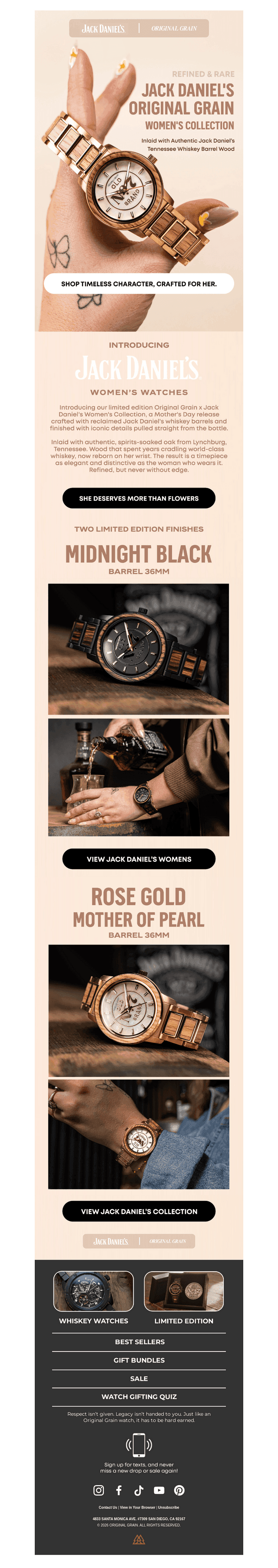 NEW RELEASE: Jack Daniel's Women's Collection