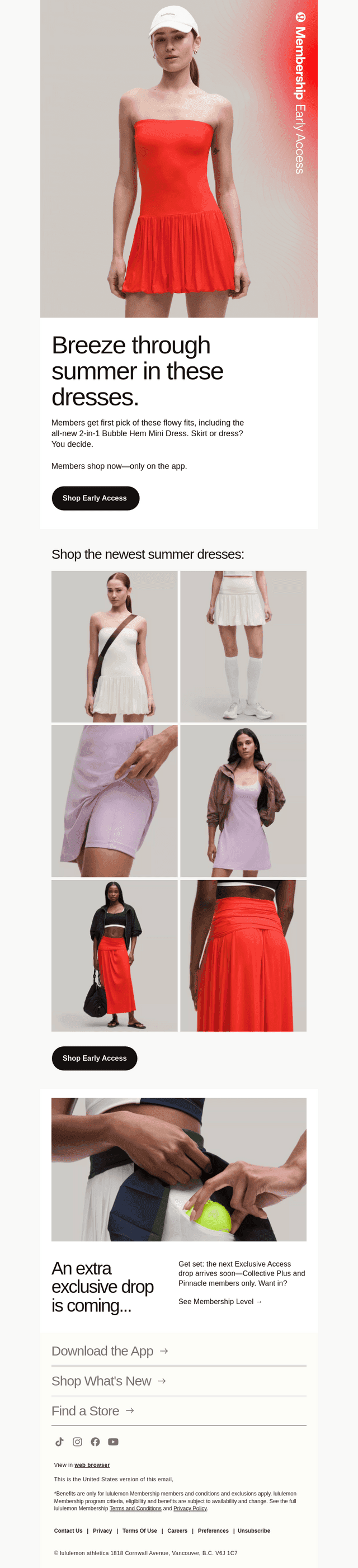 Early Access: 2-in-1 Mini Dress