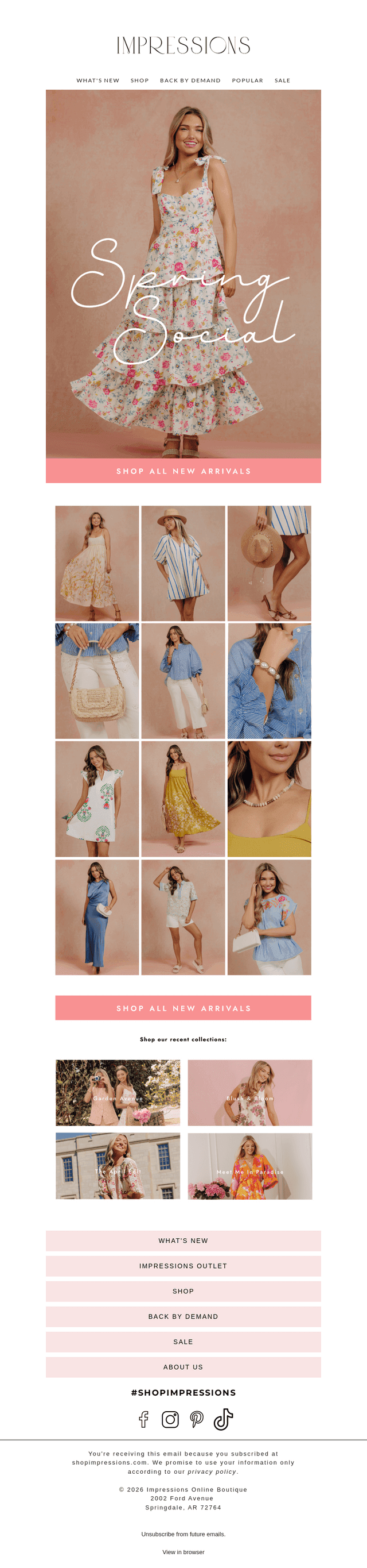 Spring Social Pt. 2: NOW LIVE 🌸
