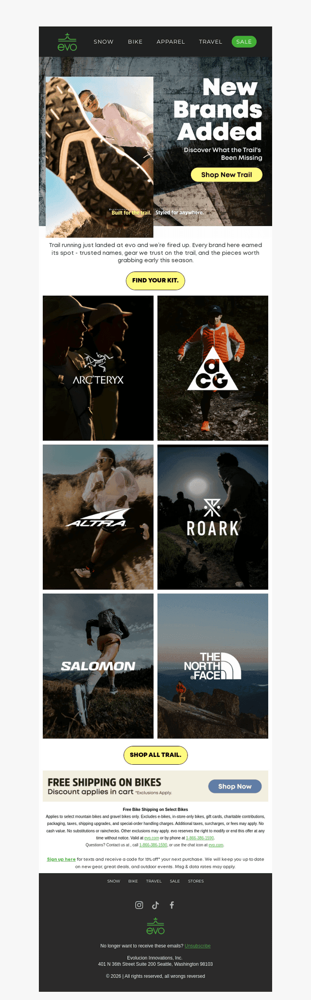 Your Next Trail Run Starts at evo