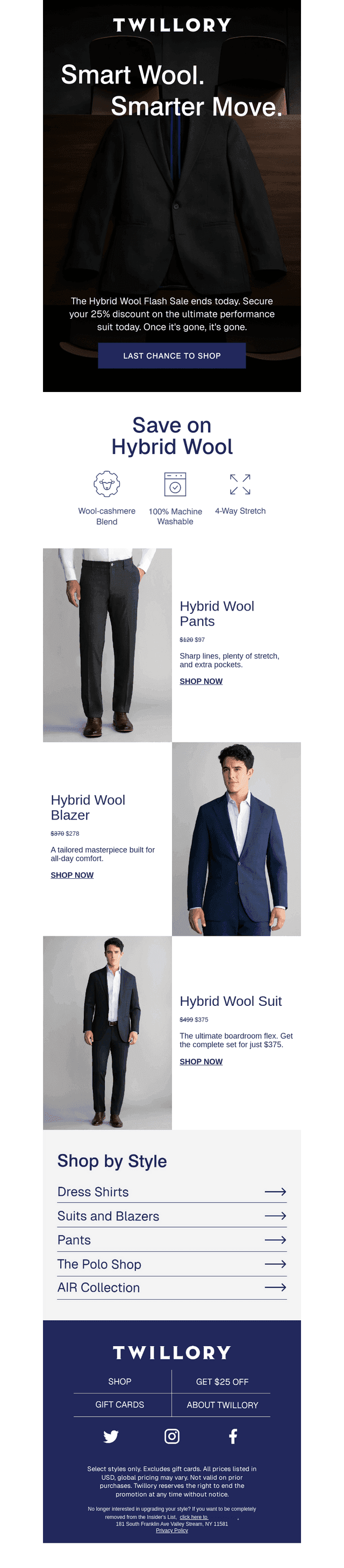 Last Chance: 25% OFF Hybrid Wool ⏳