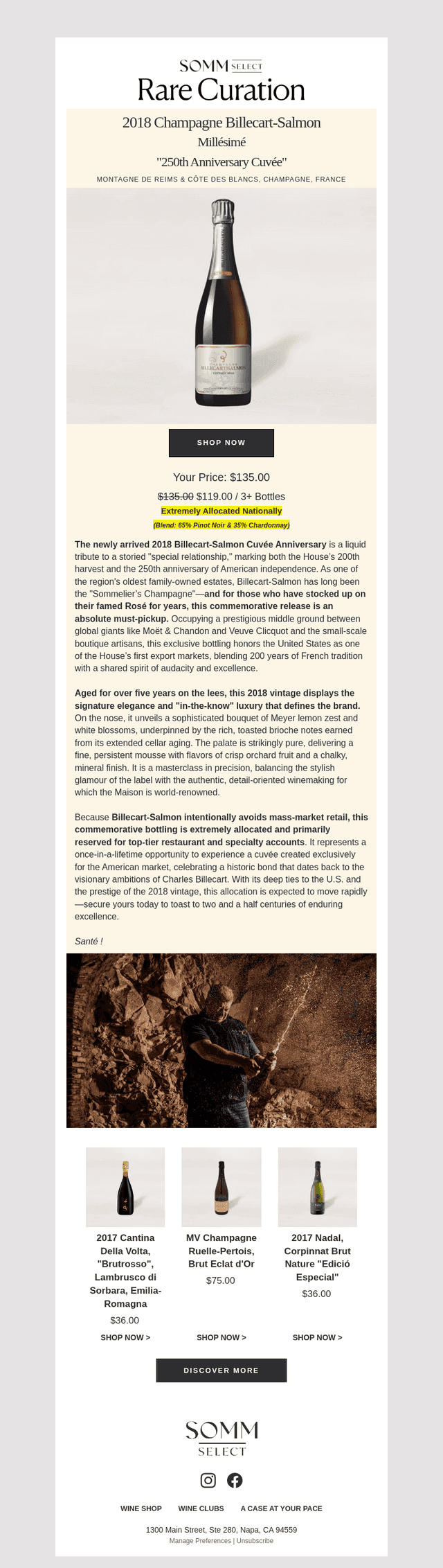 SommSelect email from Wed, Apr 29, 2026