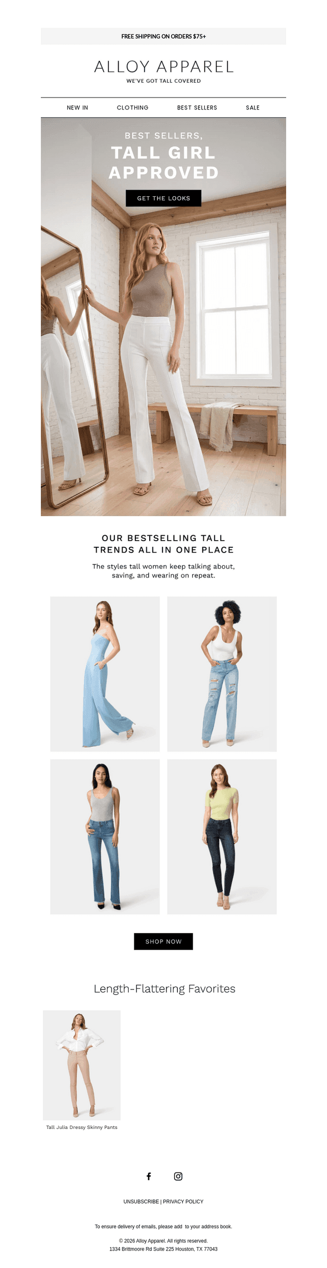 Alloy Apparel email from Wed, Apr 29, 2026