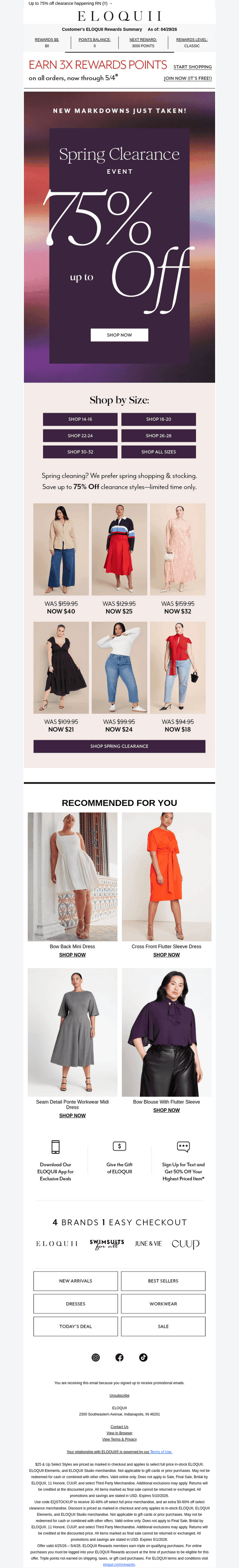 Eloquii email from Wed, Apr 29, 2026