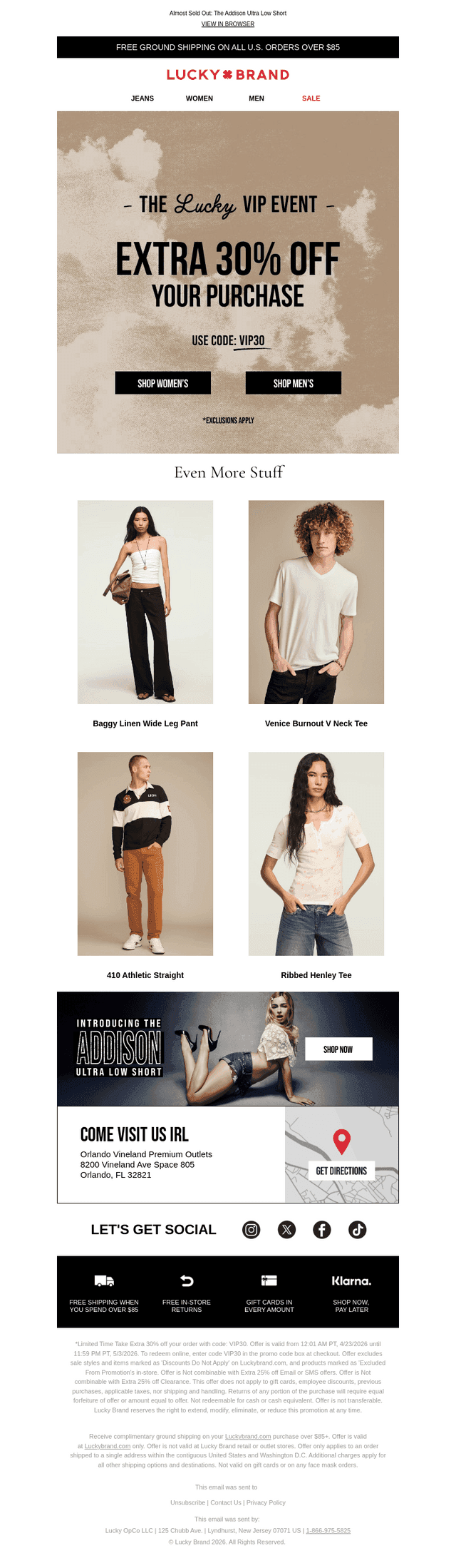 Only Days Left For EXTRA 30% Off