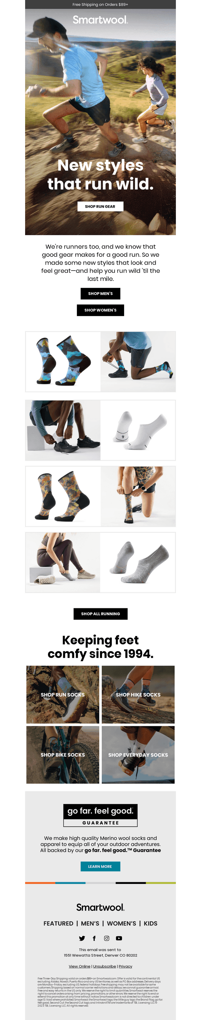 New styles that run wild
