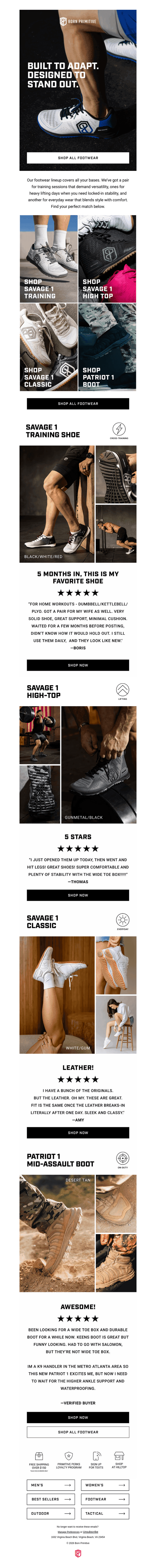 Your Complete Footwear Rotation 👟