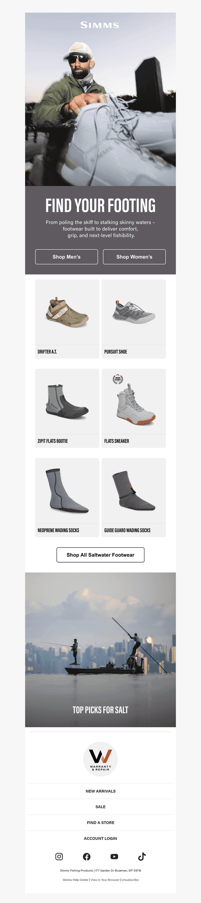 Footwear built for salt