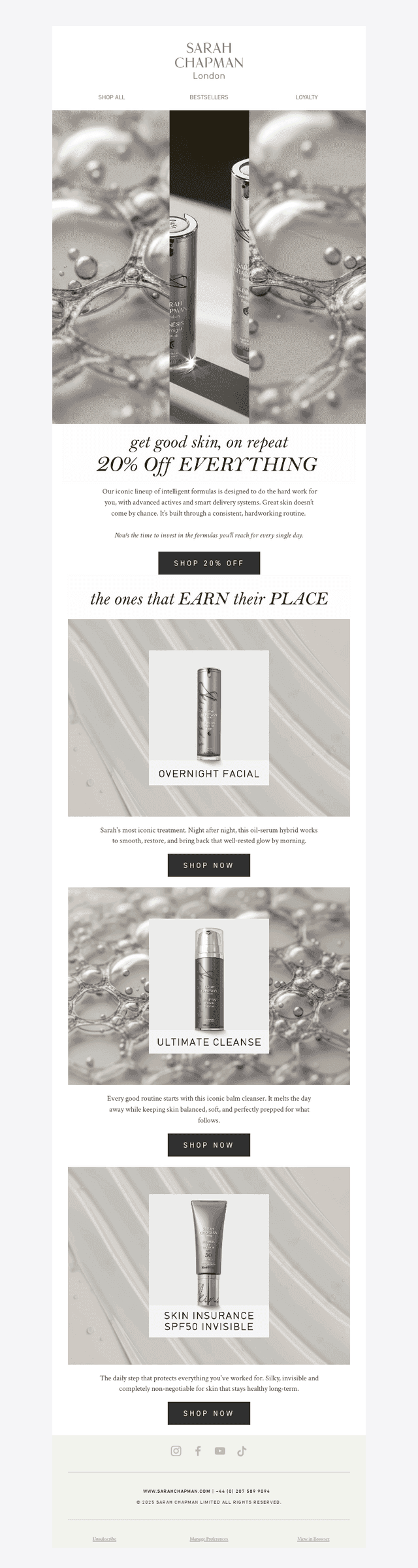 20% Off Good Skin On Repeat
