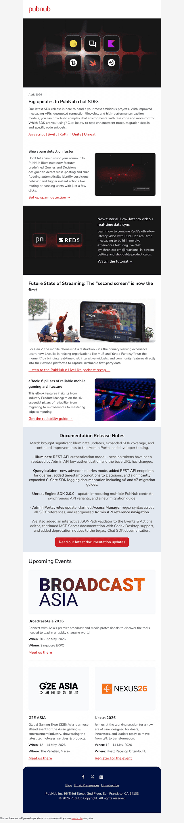 This month's updates: Enhanced chat SDKs, quick spam detection & latest docs
