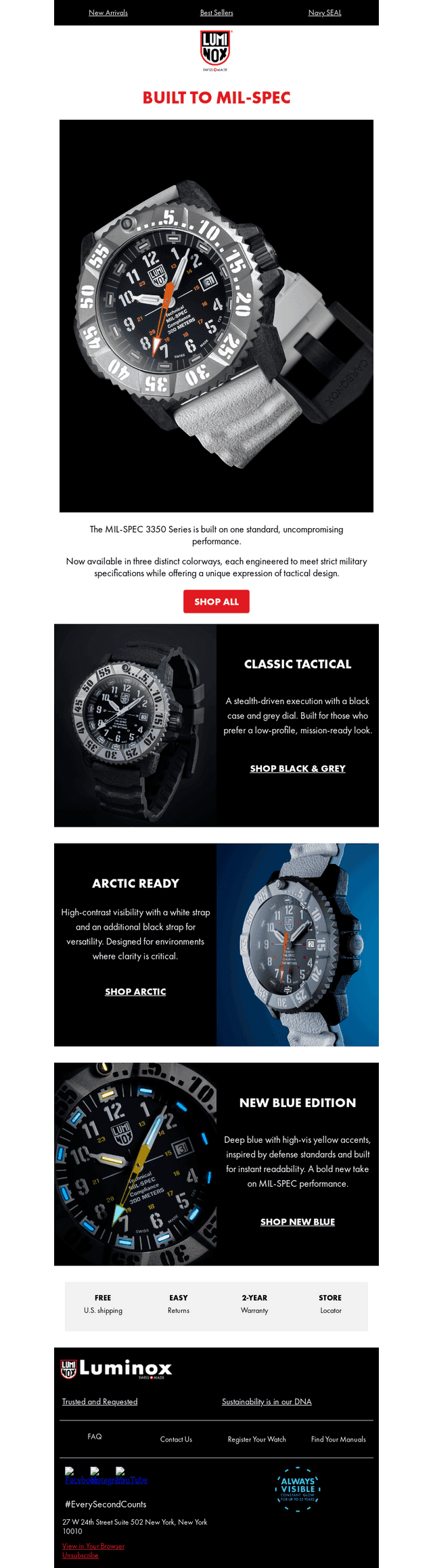 Explore the Full MIL-SPEC Lineup