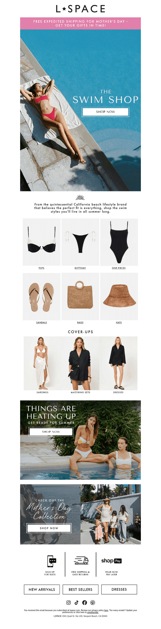 The Swim Shop Is Open 👙