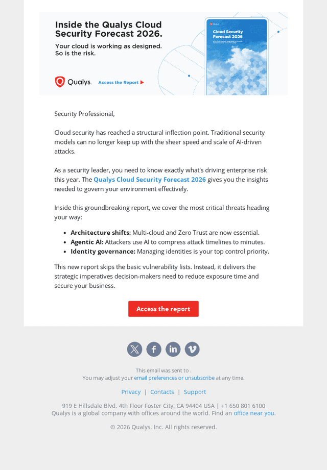 Qualys email from Fri, May 1, 2026
