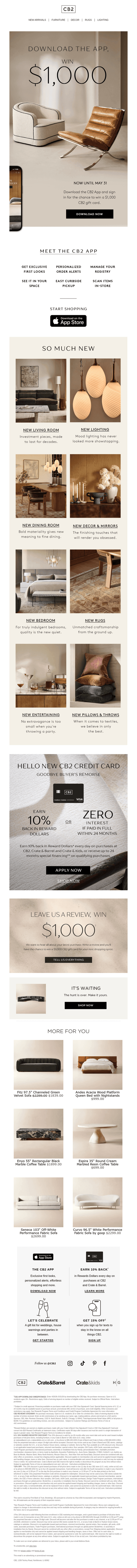 CB2 email from Fri, May 1, 2026