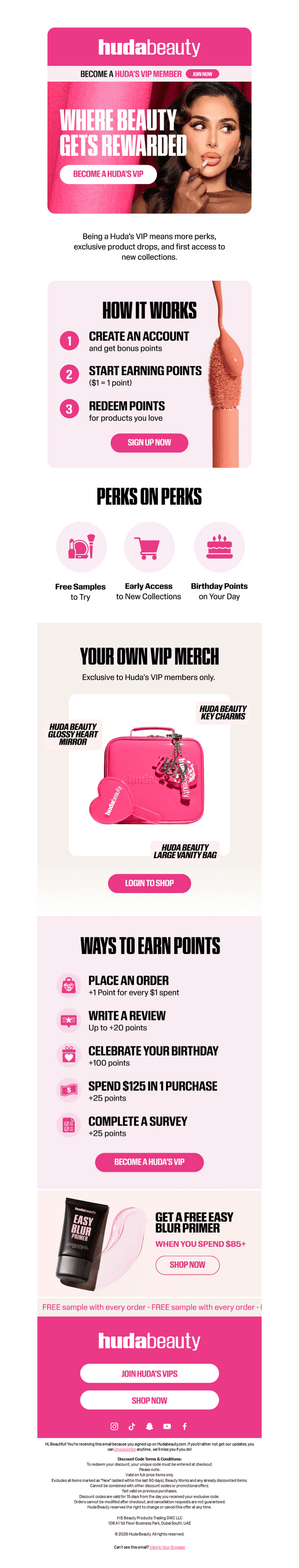 Become a Huda’s VIP 👑