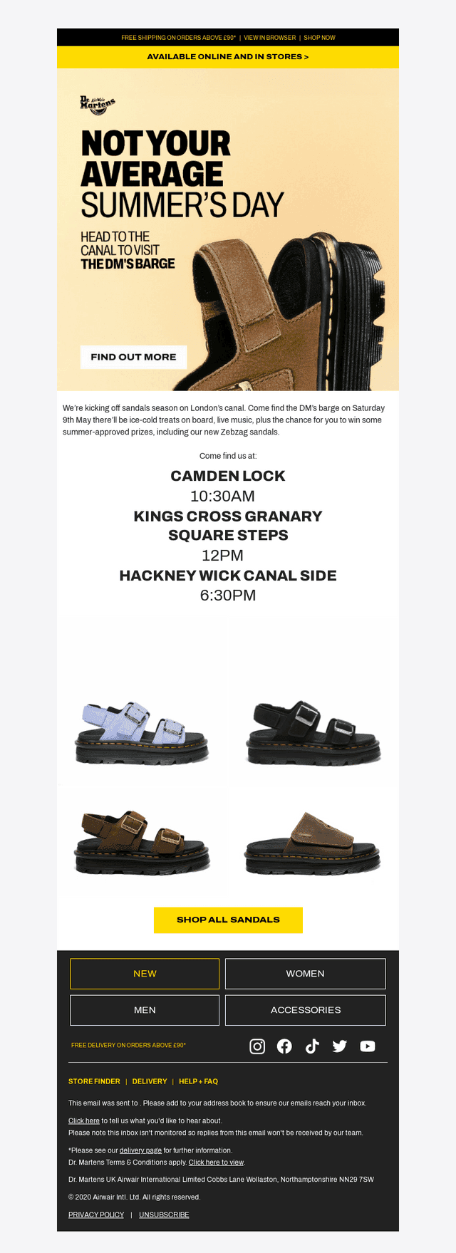 Meet us on the canal