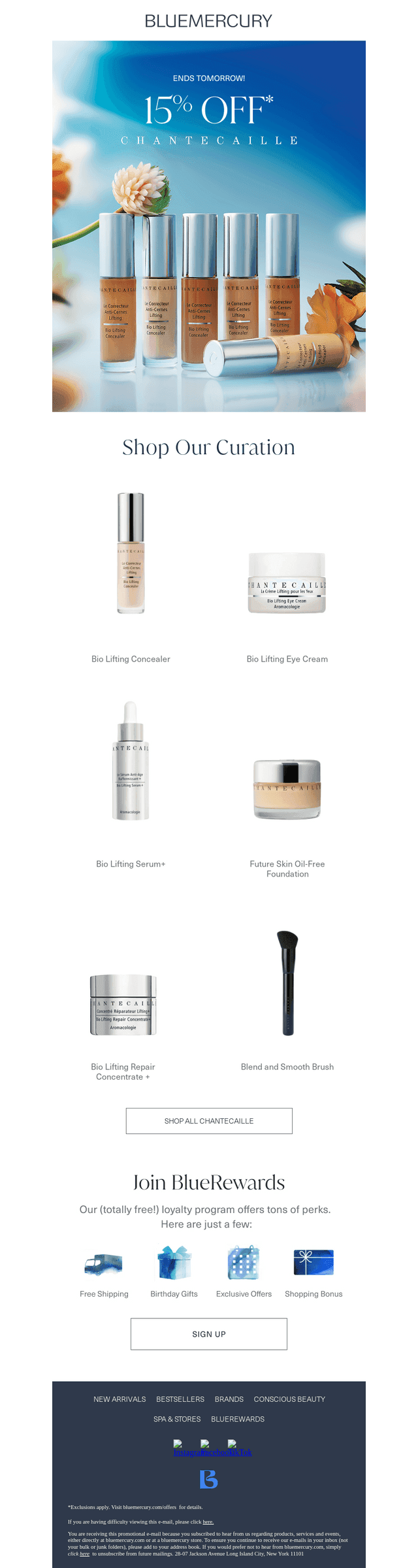 ENDS TOMORROW: 15% off Chantecaille
