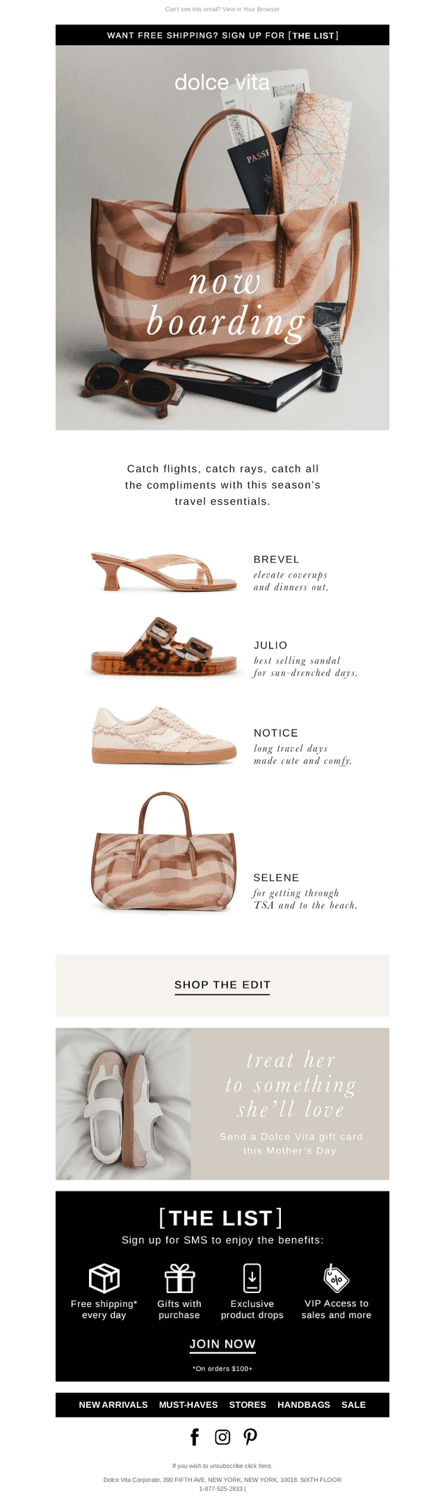 SPRING STYLES THAT TRAVEL WELL