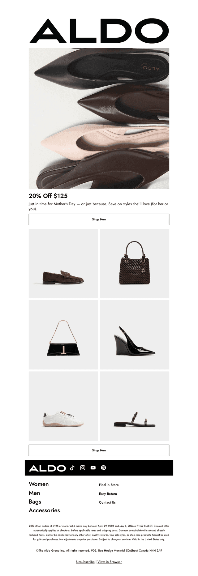 Mom's gift is 20% off